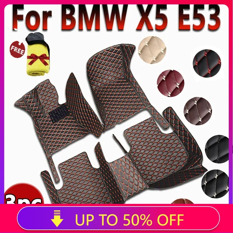 

Автомобильные напольные коврики для BMW X5 E53 2004 2005 2006 2007, индивидуальные автомобильные накладки на ножки, интерьерные аксессуары