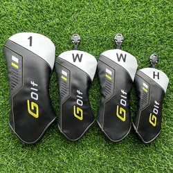 Golf Club #1 #3 #5 copricapo in legno Driver Fairway Woods Cover PU Leather copricapo Putter di alta qualità sportst