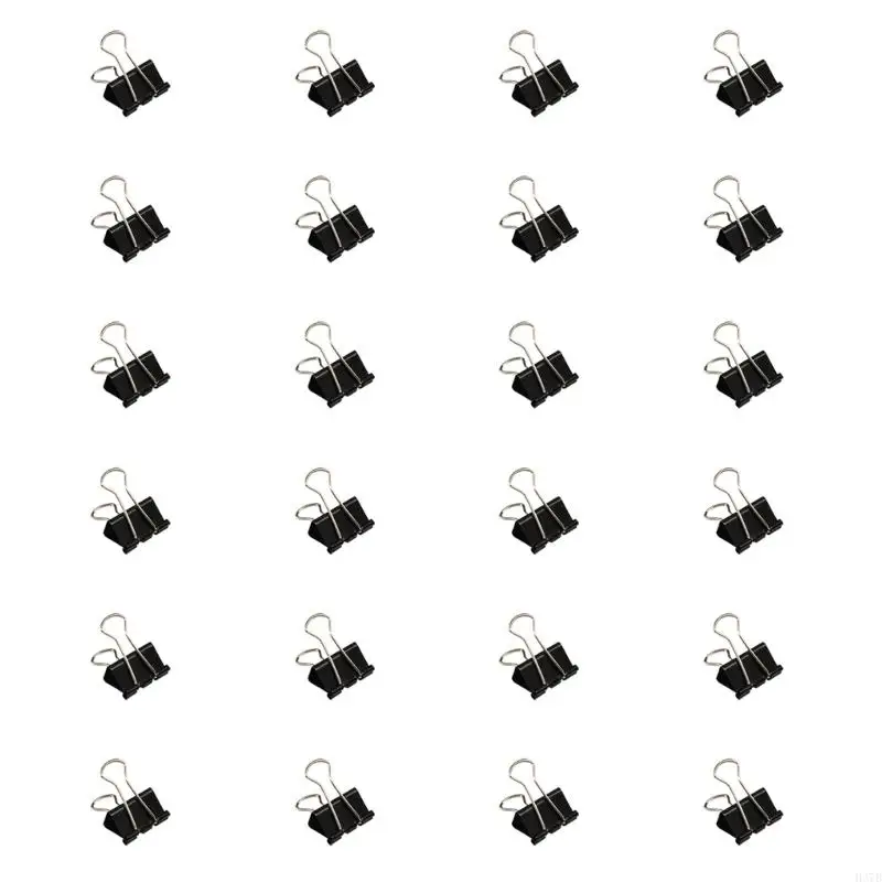 H37b 24pcs من الفولاذ المقاوم للصدأ من الفولاذ المقاوم للصدأ مقطع مكافئ مقطع الورق المعدني للمكتب