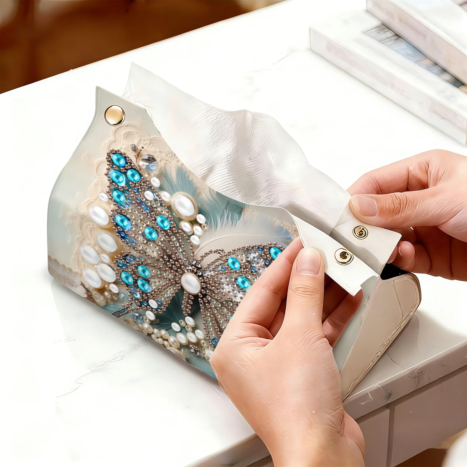 طقم رسم بالألماس من قطعة واحدة - مراجعة Pattern Tissue Paper وسعره
