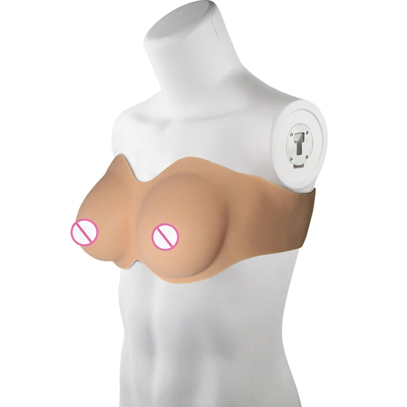 ONEFENG WPXM Invisible Skinless Silicone Breast Forms For Small Chest Woman Soft Touch Crossdresser Fake Breast Comfortable