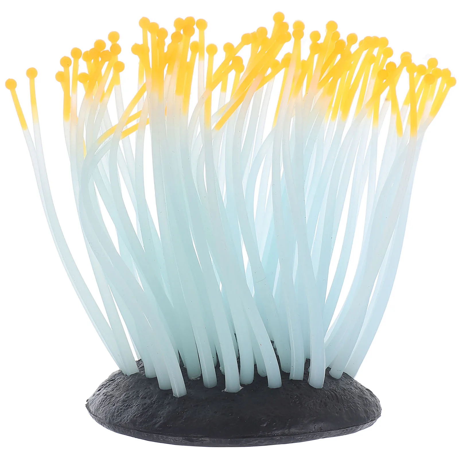 

Simulation Sea Anemone Silicone Luminous Aquarium Decoration Realistic Fish Tank Ornament Underwater Decor Artificial Sea