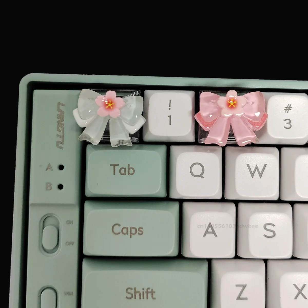 Bowknot Sakura ESC Copritasti per Cherry Profilo MX Switch Tastiera meccanica Copritasti Ufficio Amico Regalo Accessori di gioco ﻿ ﻿