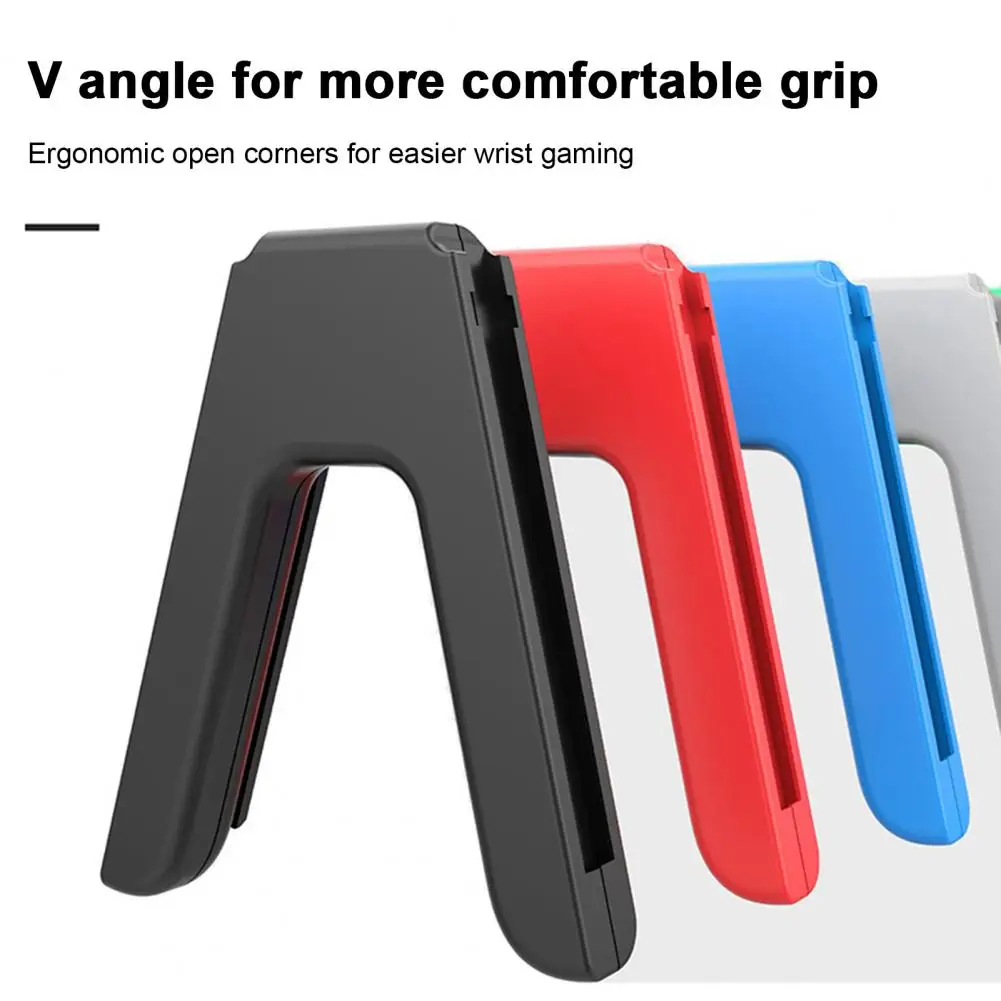 Game Controller Stand Portable V-shaped Game Controller Grip Bracket for Switch Oled Joy-con Lightweight for Enhanced