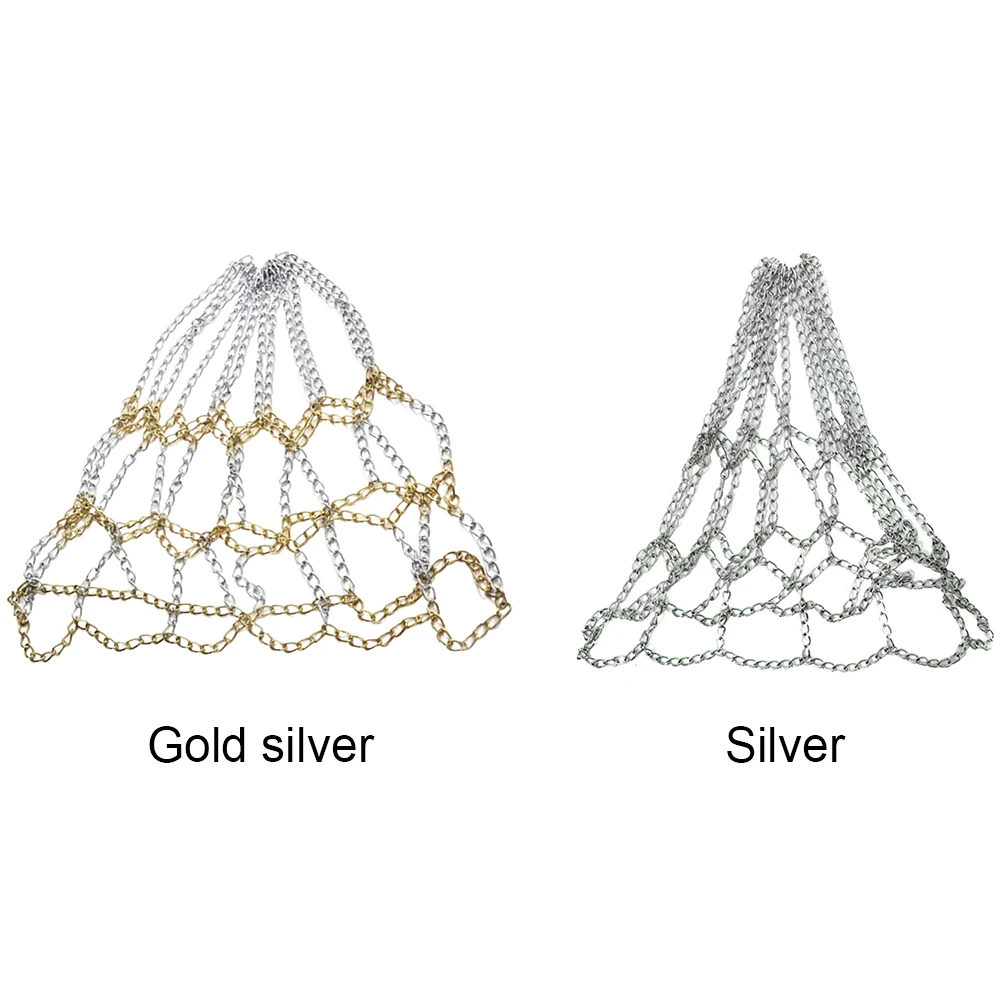 耐久性のあるバスケットボールターゲットネット防錆亜鉛メッキ鉄チェーンネット金属チェーンバスケットボールネットバスケットボールアクセサリー