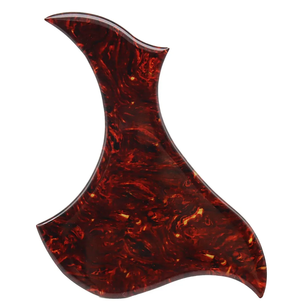 1R Decorative Celluloid & Crystal Epoxy Resin Guitar Pickguard Anti-scratch Plate for Folk Acoustic Guitar