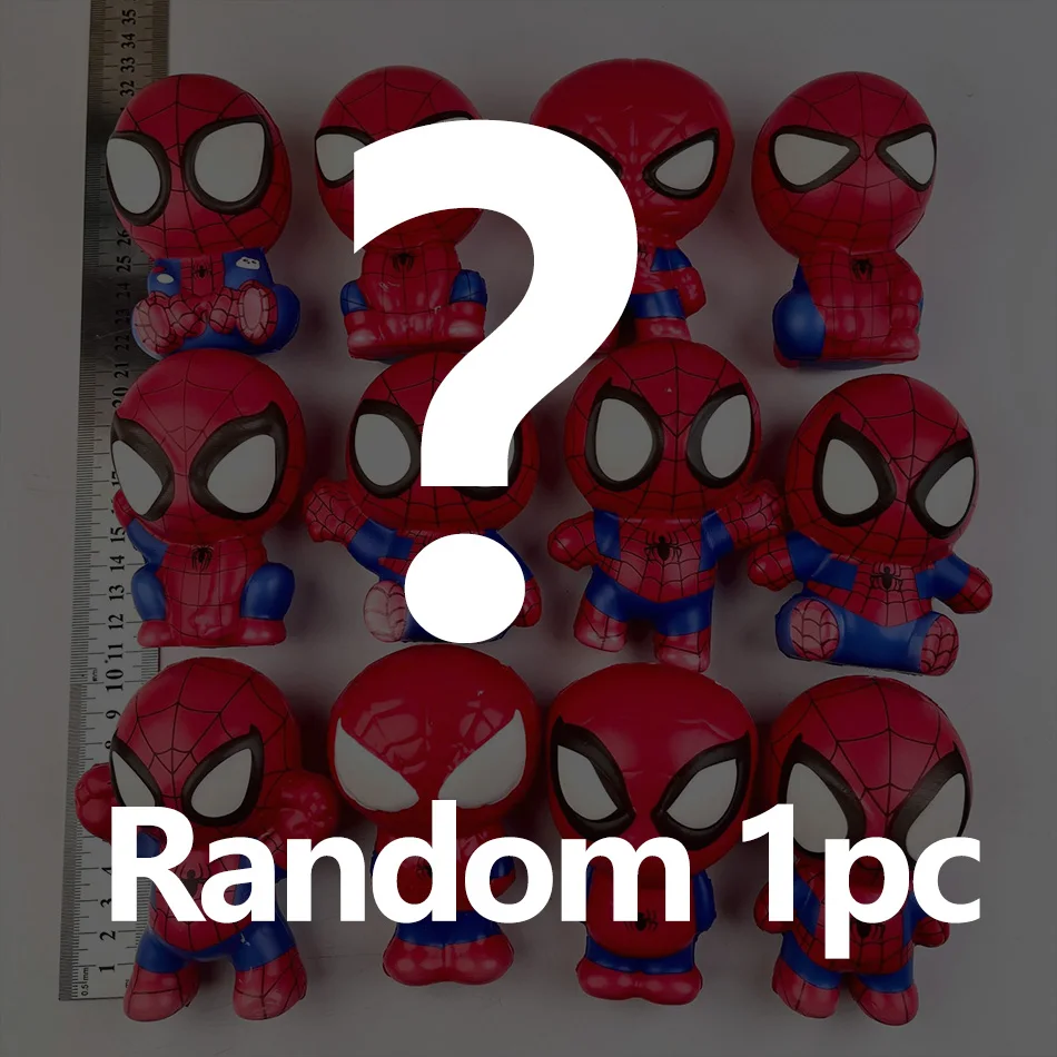 Bestseller Spider-Man Squishy Spielzeug, PU Langsam Aufsteigendes Stressabbau-Quetschspielzeug, Anime-Ornament, Fidget Toy Knisternde Squishies