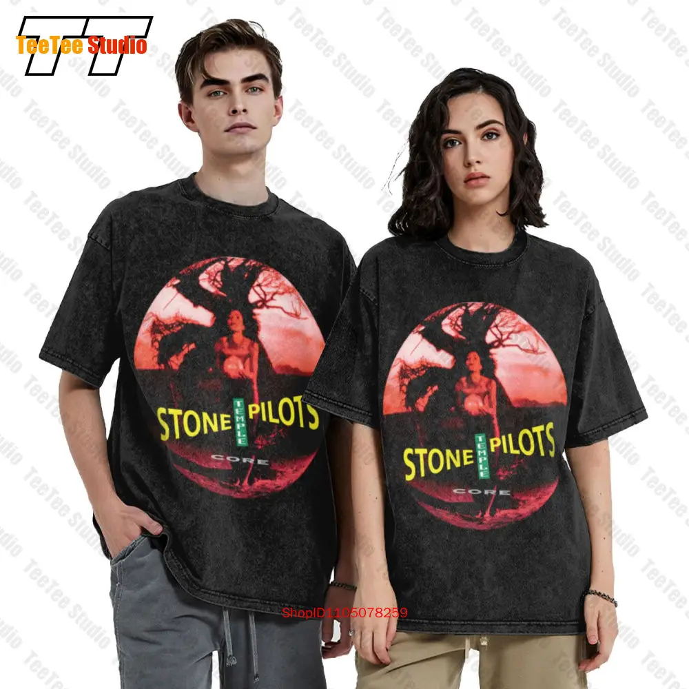 تي شيرت Stone Temple Pilots Core 92 Debut Album Cover Vintage كبير الحجم W1GF