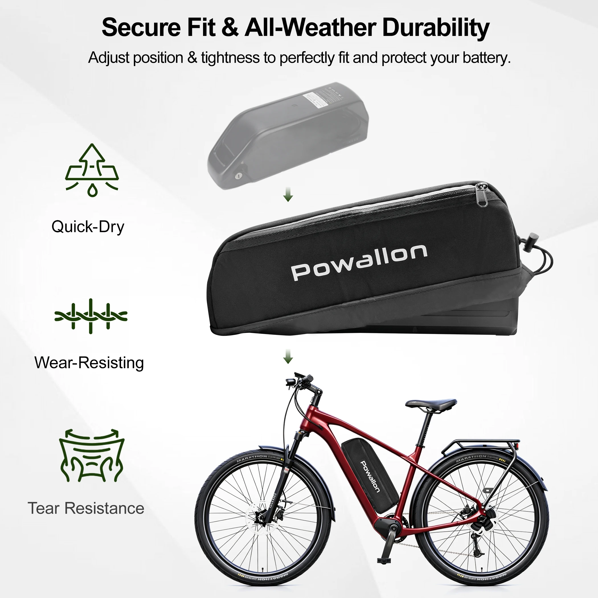 Suitable for HAILONG, PARROT, Etc. Waterproof Bags for External Battery Packs with Convenient Charging Ports