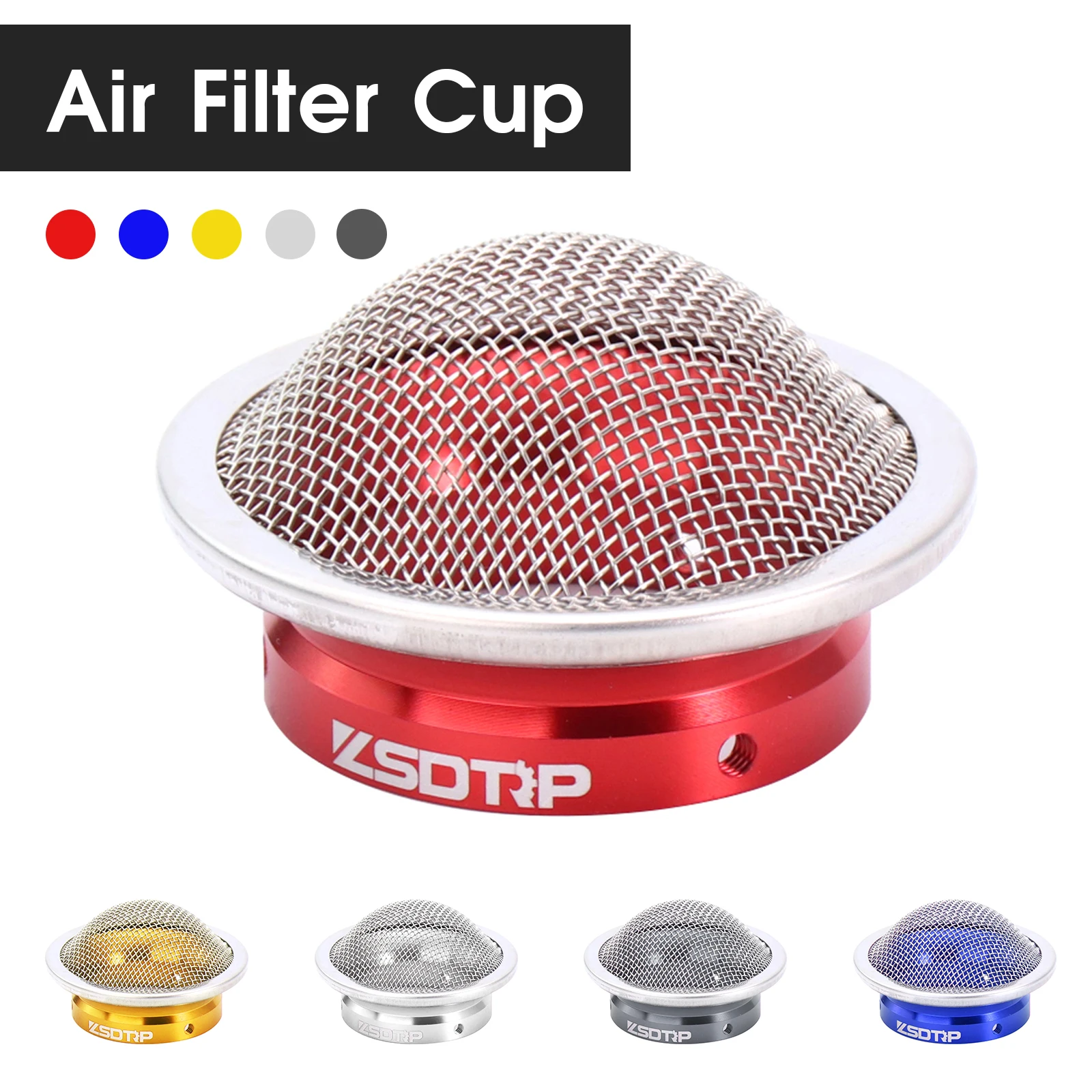 ZSDTRP 38mm 42mm Air Filter Trumpet Velocity Stack For Dellorto PHBL PHBH Motorcycle Carburetor Air Filter Cup Wind Horn Cup