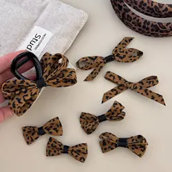 Set hair bows clips for girls women pin accessories korean claw popular trendy leading fashion kpop catch Ribbon crabs vintage