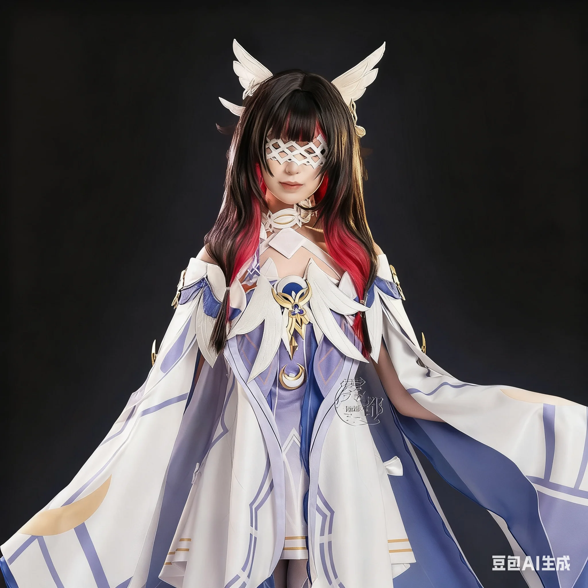 أزياء جينشين إمباكت كولومبينا التأثيرية لعبة القمر البكر آلهة الزي أحد عشر فاتوي هاربينجرز حفلة الهالوين للنساء البالغات #4