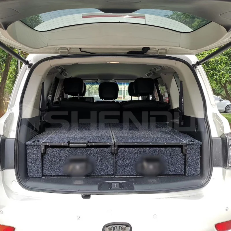 Car rear Drawer Tool Box System Pickup Truck Storage Drawer Suv Long Storage Bed Drawer For Car