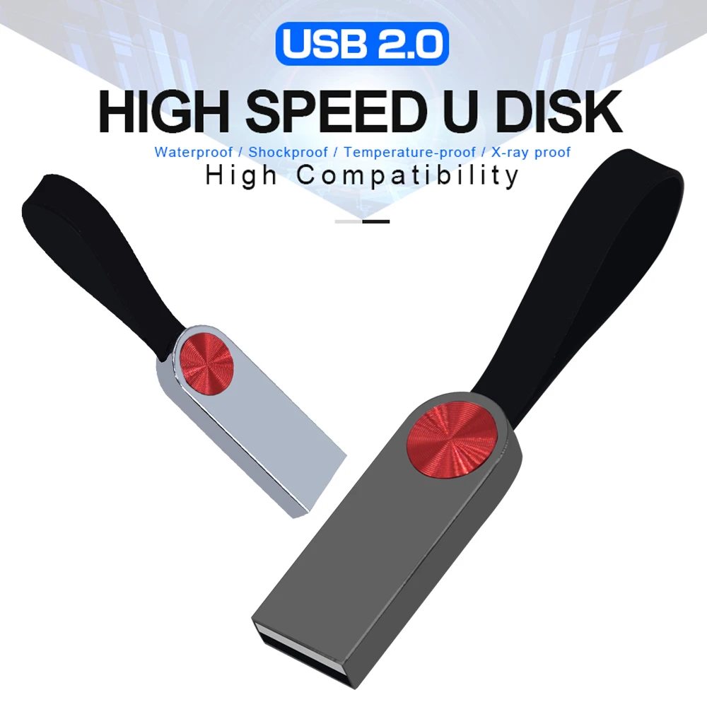 

Mini USB Flash Drive 32GB Waterproof Pen Drive 8GB 16GB 64GB Pendrive 128GB Portable USB 2.0 Memory Stick Flash Disk