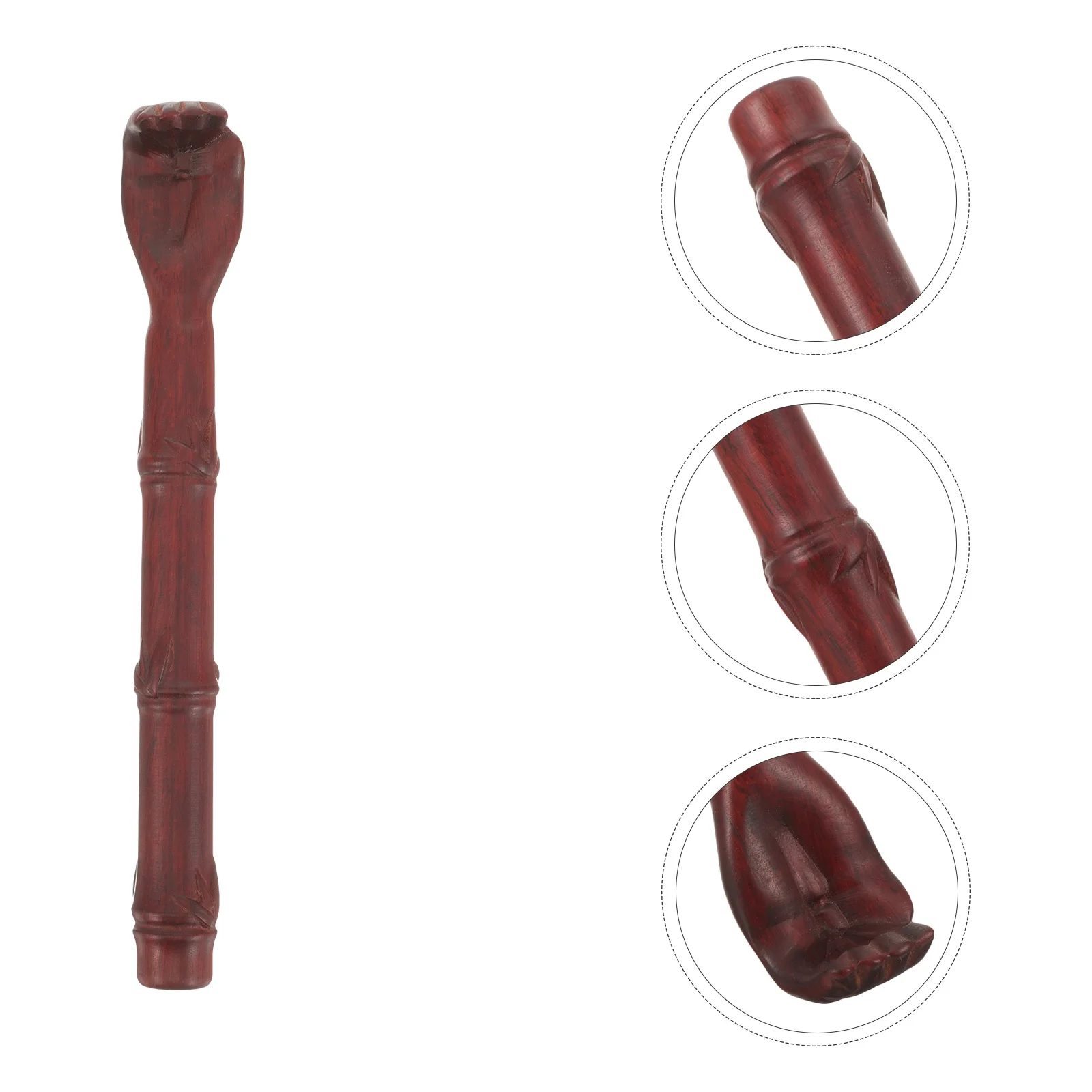 

Back Scratcher Wooden Portable Itch Relief Tool For Home Lightweight Body Massage Scratcher Ergonomic Design Handheld