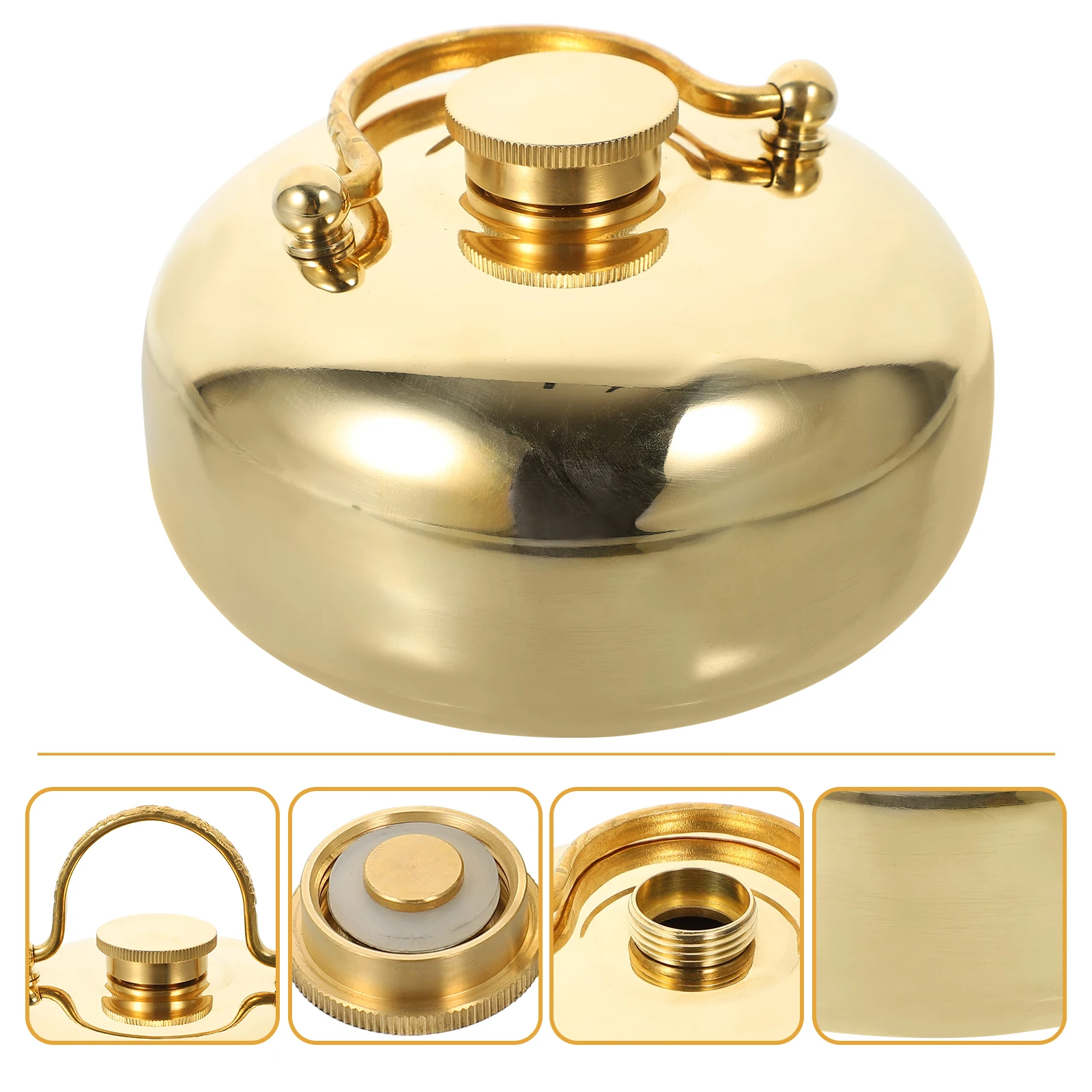 

Premium Copper Hot Water Stove Hand Warmer Reusable Portable Thermal Bag For Women Winter Warmth Office Home Gift