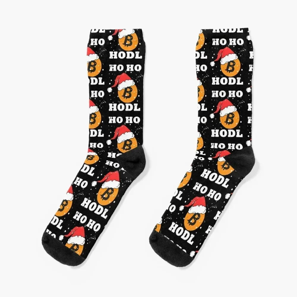 

funny ho ho hodl Socks Stockings compression man Sports Socks Women Men's