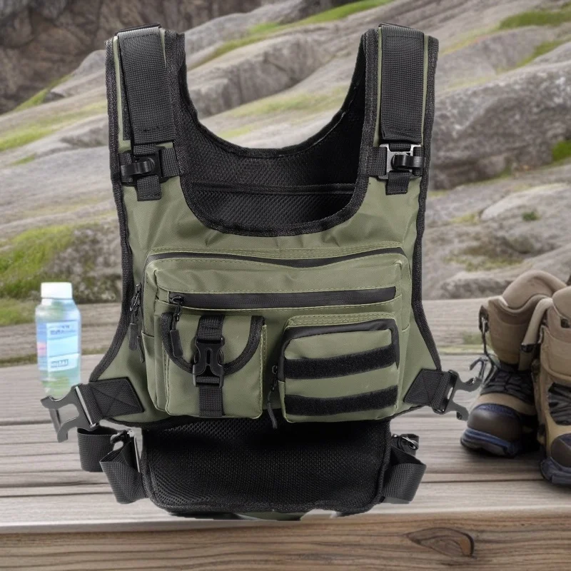 outdoor-tactical-chest-bag-multi-pocket-running-cycling-vest-sports-accessories-pack-unbranded-oxford-cloth-spring-2024