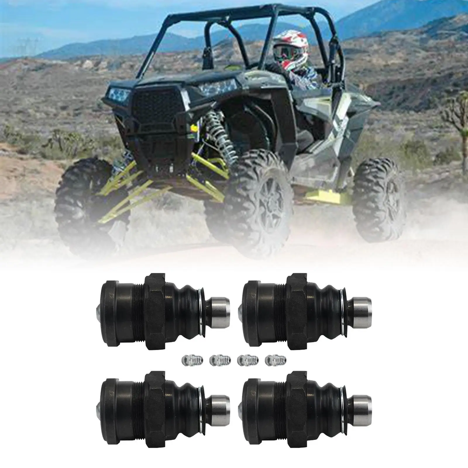 4x Kryptonite Death Grip Ball Joint Package Part Replaces Krzrbj10-pack for RZR XP 4 1000 EPS High Lifter Edition : 2016+