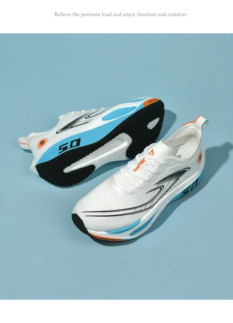 Unisex 2025, Vollcarbon-Platten-Laufschuhe, professionelle Marathon-Rennen, leichte, atmungsaktive Sport-Turnschuhe mit Bounce-Kissen – Detail 12
