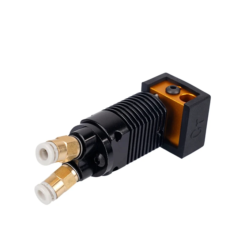 Części do drukarek 3D 2 w 1 na zewnątrz Dwukolorowa metalowa głowica J z zestawem głowicy drukującej z rurką PTFE do wytłaczarki serii CR10 CR10S Ender 3 — zdjęcie produktu 5
