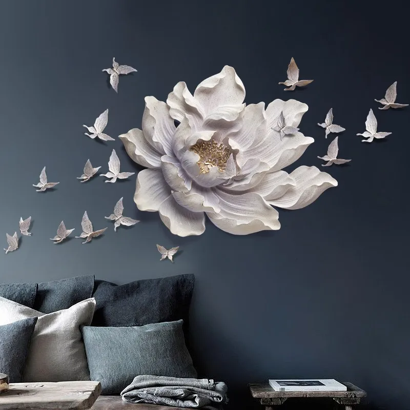 2019 High Quality Decorative Modern Wall Art, Animal Handmade 3D Diy Floral Wall Decor