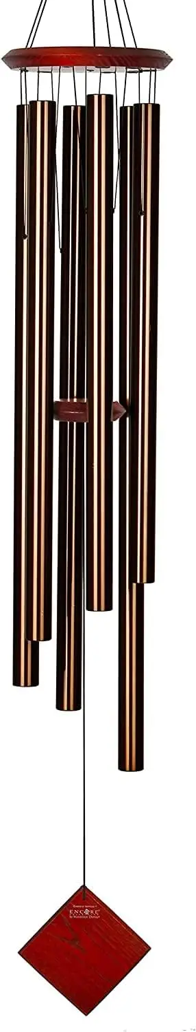 Large Bronze 54 Inch Neptune Wind Chime Deep Tone Sound Outdoor Garden Patio Porch Decor Encore Collection