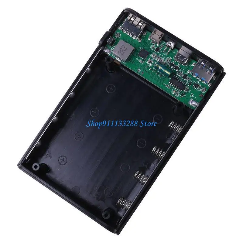 

G88D QC3.0 Dual USB Type-C PD 4x 18650 Аккумулятор DIY Box для чехла с быстрой зарядкой