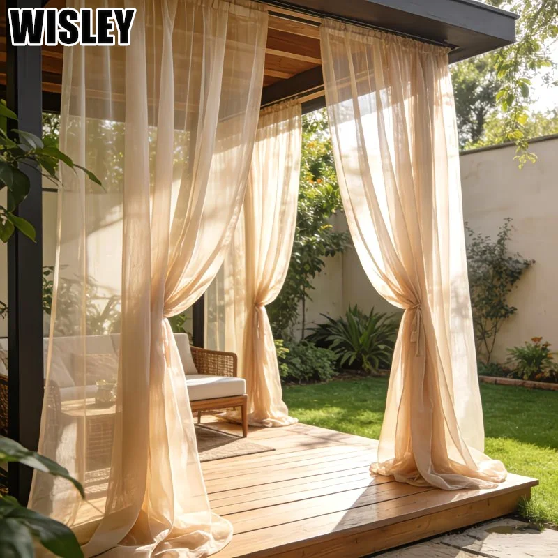 Outdoor Camping Venues - 1 Panel Outdoor Curtains with Rod