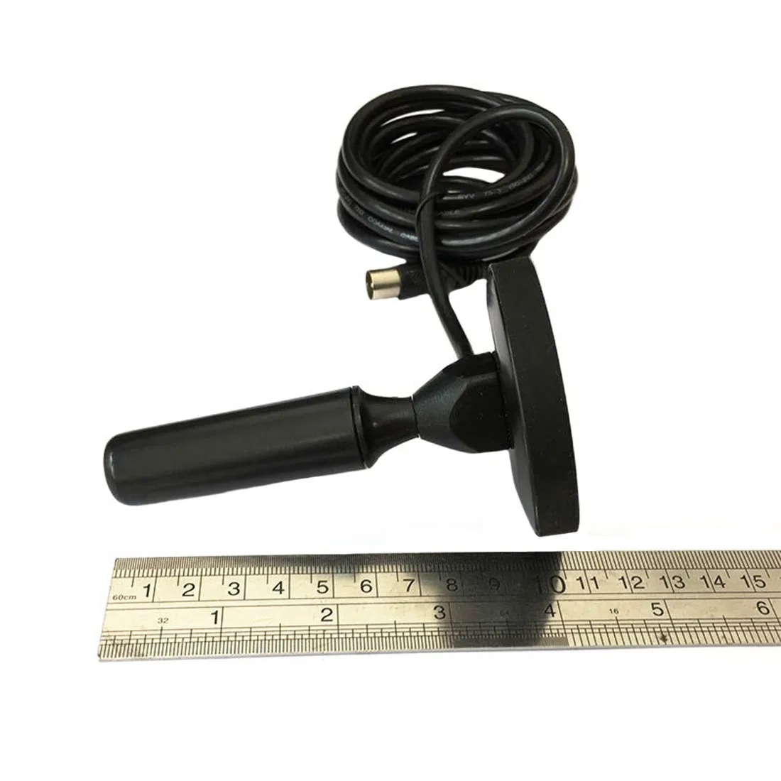 DVB-T/FM TV Antenna 20dbi High Gain Dual Band Indoor Aerial Sucker Base 3m Cable IEC TV Connector