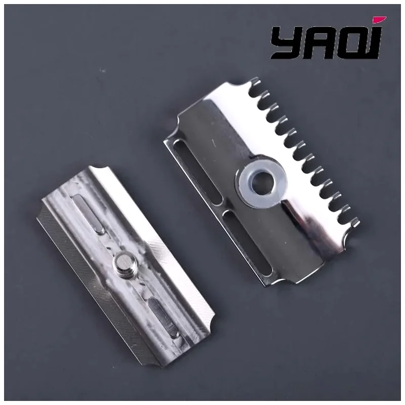 YAQI Safety Razor Head Vostok 90DC 316 Stainless Steel Polished Dual Comb 0.9mm Blade Gap Men Shaving Products