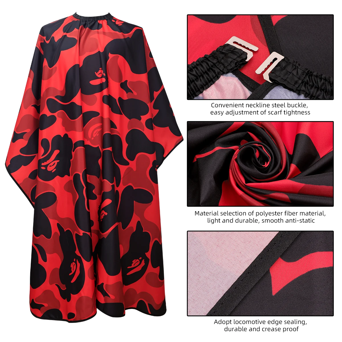 Barbershop Hairdresser Camouflage Aprons Anti static Haircut Capes Professional Barbershop Waterproof Aprons Shawls Salon Tool