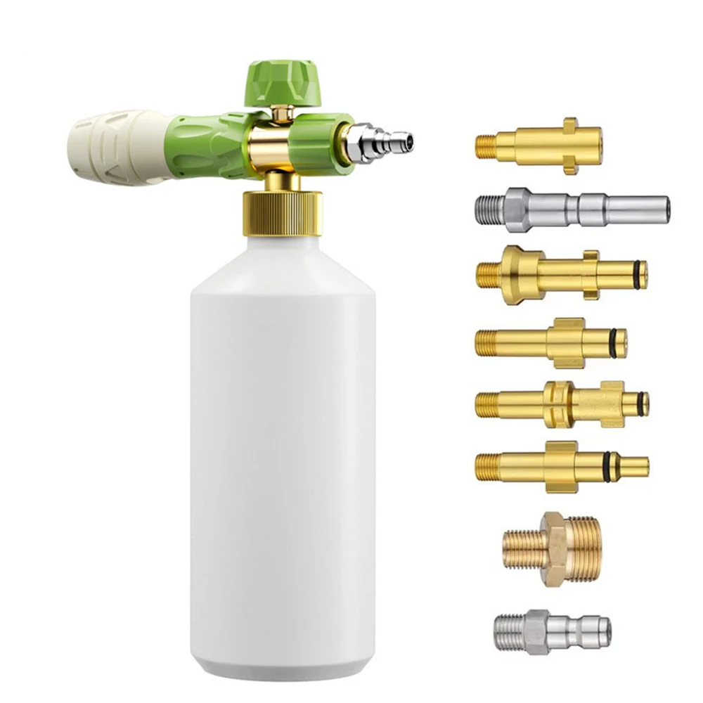 

Регулируемый пистолет-распылитель для снежной пены высокого давления для автомойки, совместимый с Karcher Parksdie Nilfisk Bosch Lavor AR, чистка автомобиля