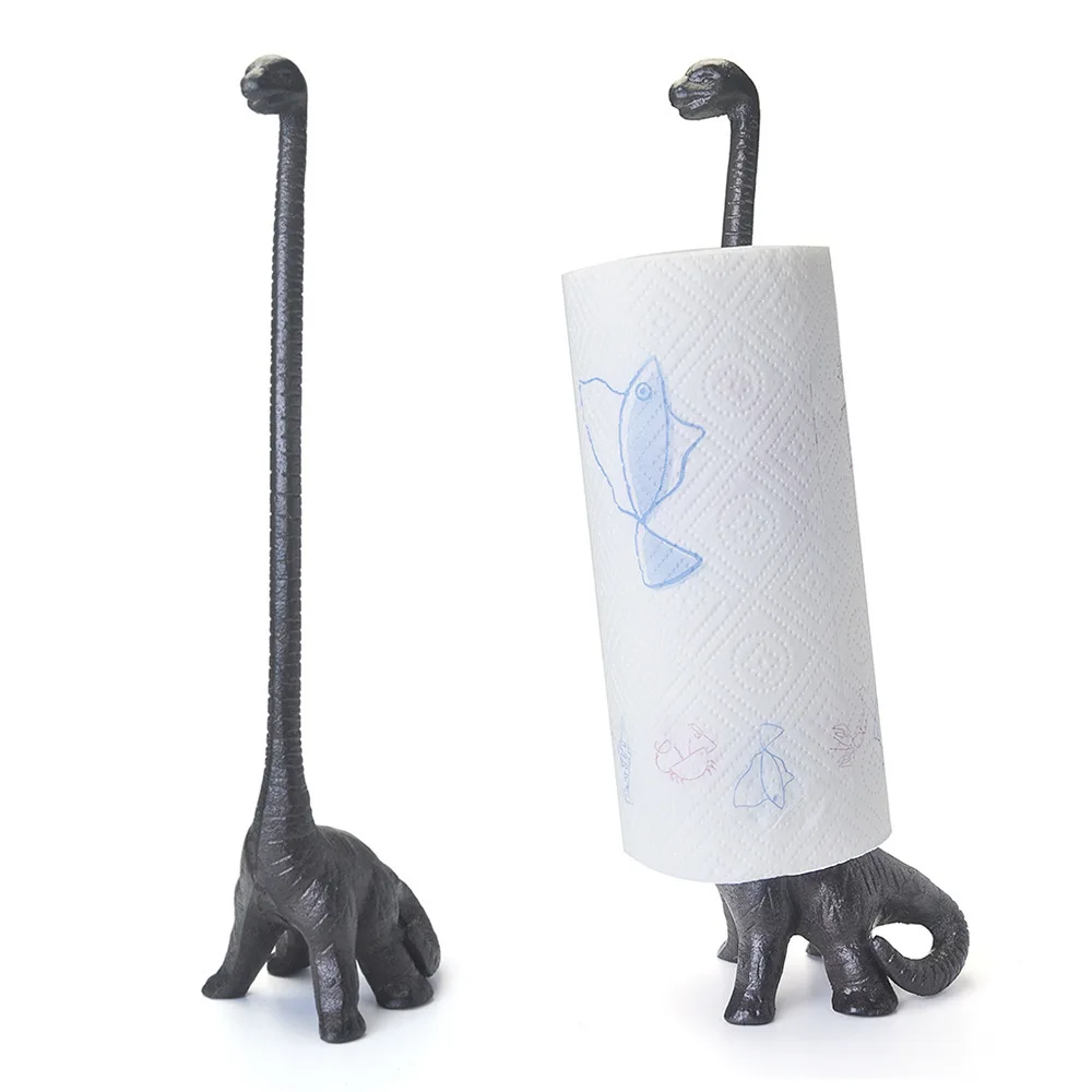 

European Creative Dinosaur Kitchen Paper Towel Holder Cast Iron Crafts Paper Towel Holder Home Furnishings