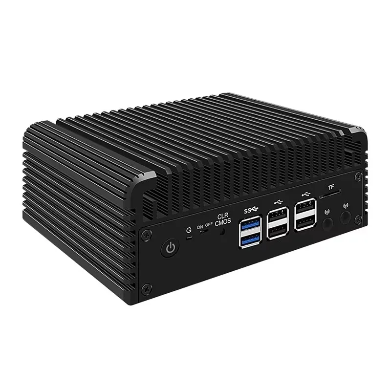 CWWK Solid Fanless Mini PC Soft Router Intel i3 N305 N355 N150 N100 DDR5 4xi226 2.5G Firewall Computer Proxmox ESXi Host Server