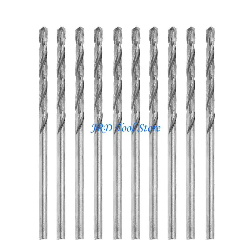 A2UD Multifunzione 10pcs Tiny Micro HSS 0,8 mm Spilla dritta Twist Bit perforazione