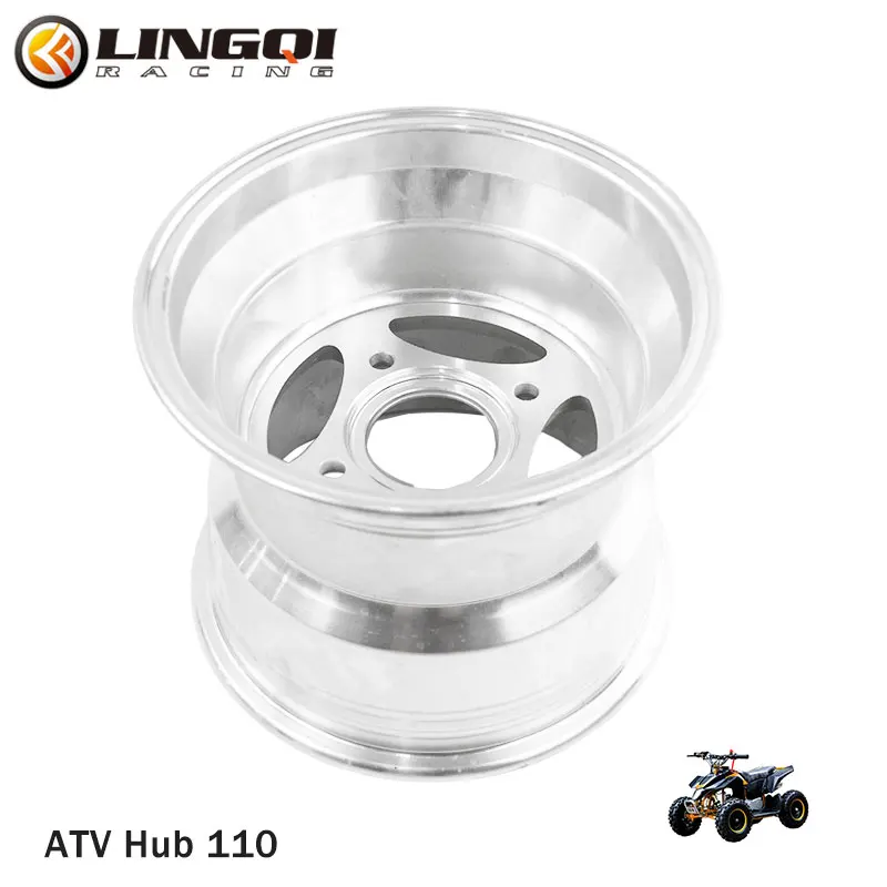 LINGQI ATV Motorcycle 4 Hole Flange Aluminum Wheel Hub Front Rear Hubs For Drift Go Kart Buggy Quad Bike Tricycle Accessories