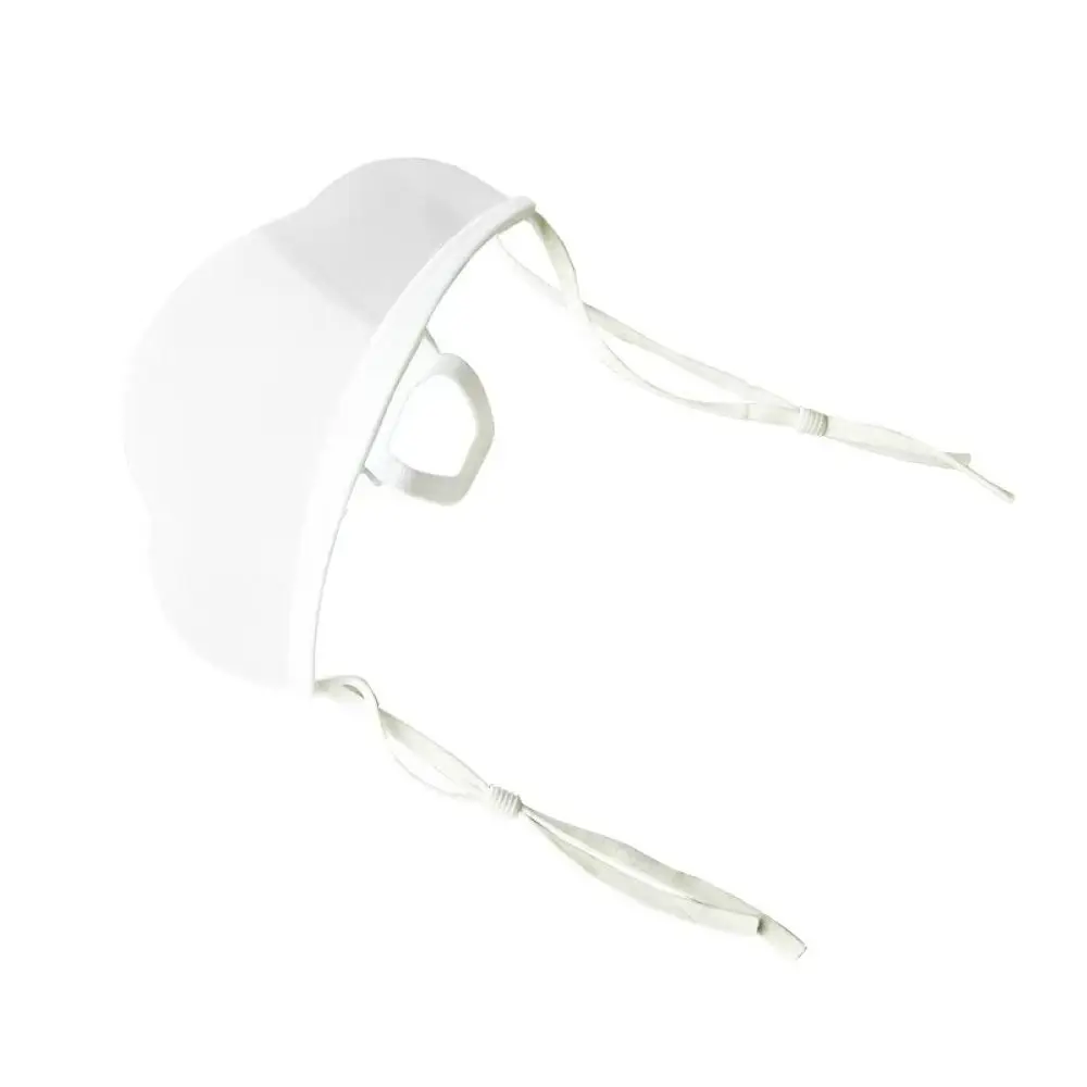 Durable High Transmittance PET Transparent Mouth Shield Anti-Fog Splash Proof Face Cover With Flexible Ear Rope Ideal For Kitche