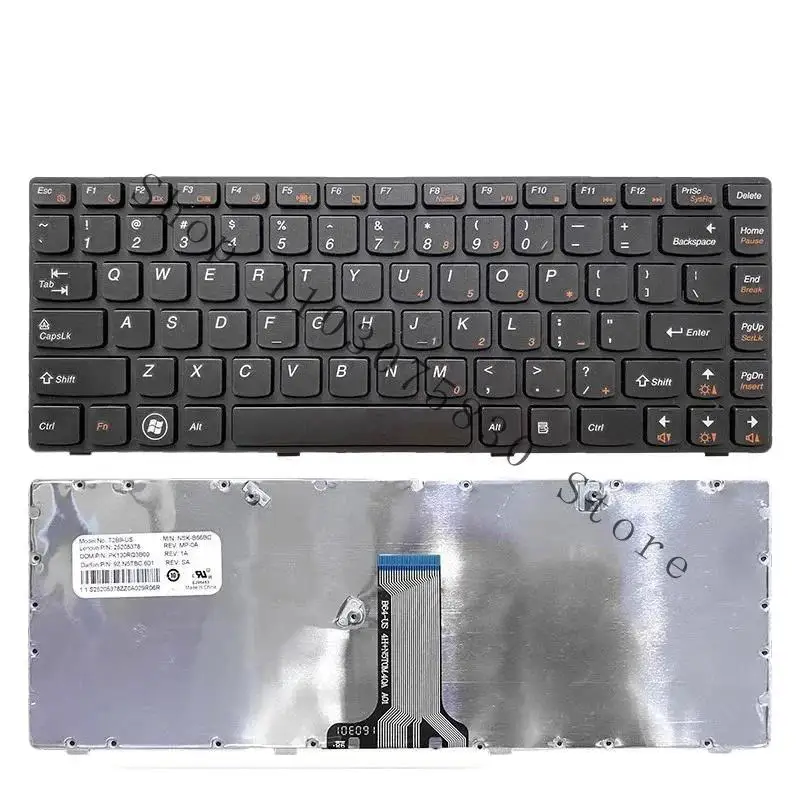 

WYORESY New Keyboard for LENOVO Thinkpad G470 G475 M490 M495 G480 G485 Z480 Z485 @