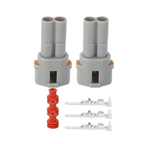 2pcs DC Power Outlet Connector for Yamaha FZ6 MT07 MT09 FZ07 FZ09 YZF-R1 R1M R6 XV1900 YZF-R6 2017 2018