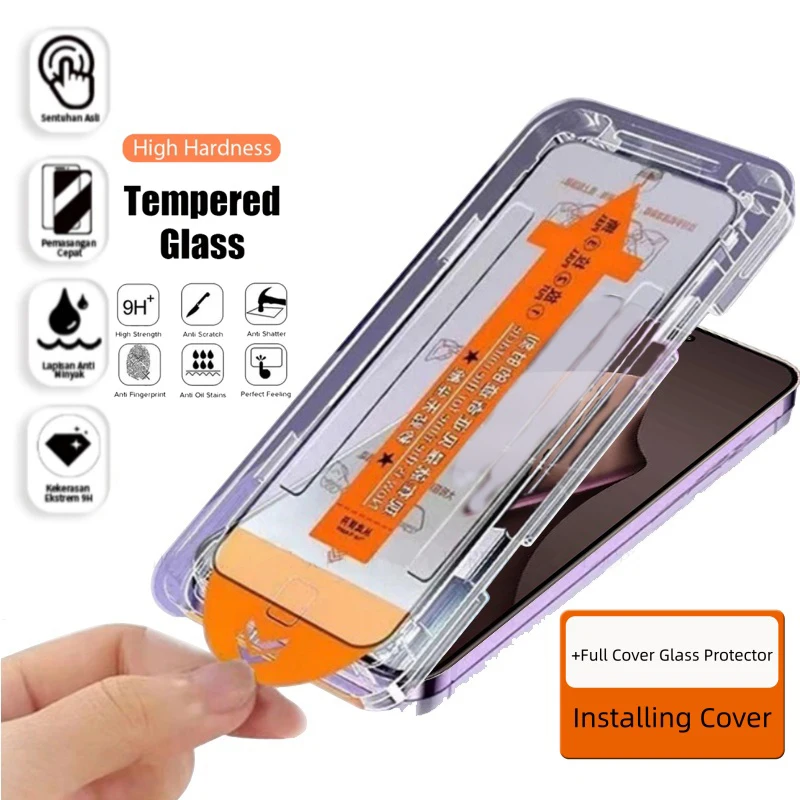 

5Pcs For Meizu 21 Note 20 18S 18X Mblu 22 Pro 4G 5G One-Click Screen Protector Protective Dust-Free Install Tempered Glass Film
