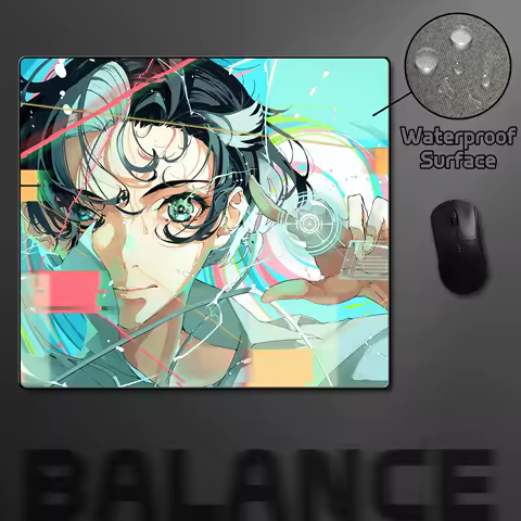 Future Technology Anime Waterproof Mouse Pad E-Sports Professional Gaming Mousepad For Gamer Desktop Decoration Game Mouse Mat
