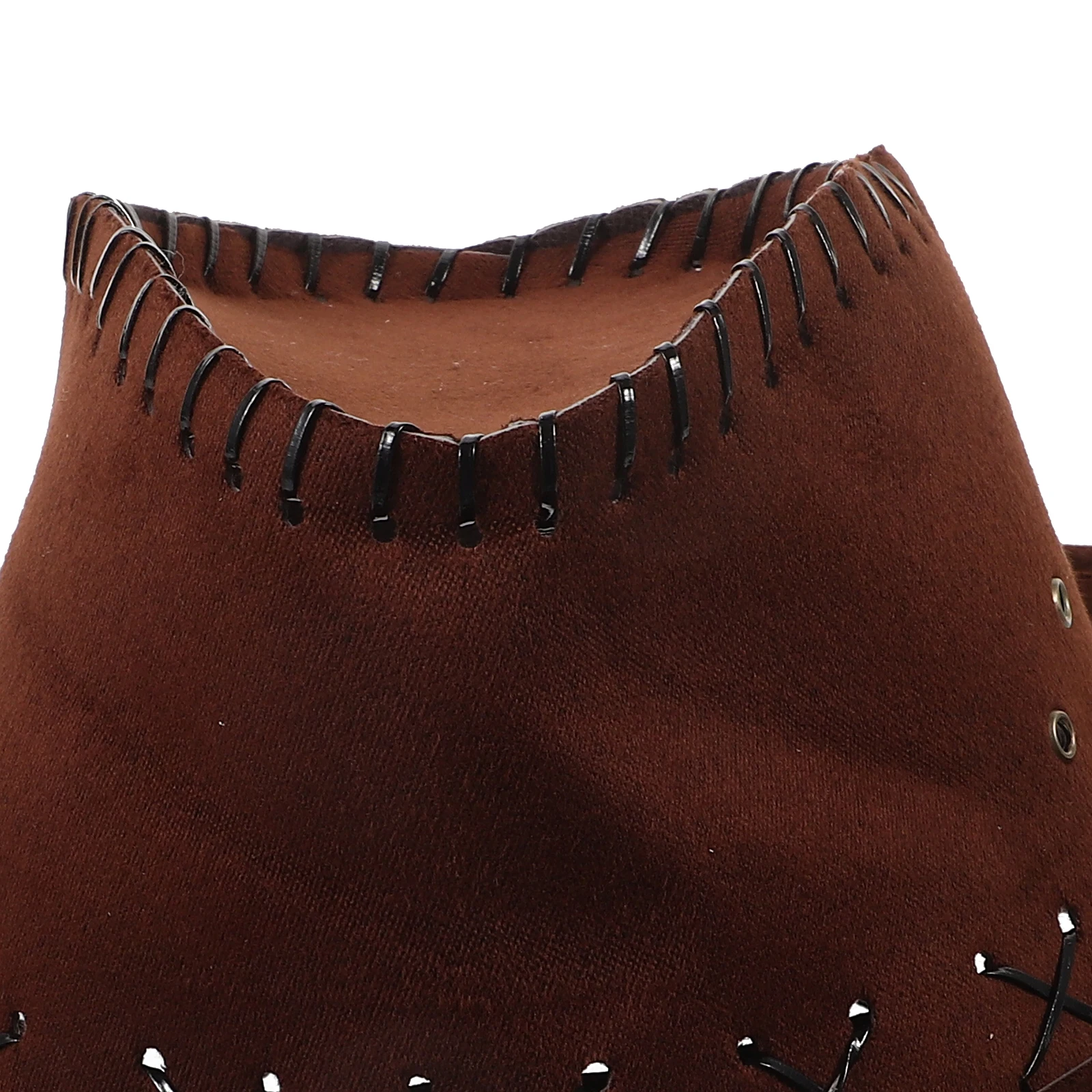 

Western Style Cowgirl For Kids Artificial Suede Wide Brim Halloween Party Costume Retro Fashion Leisure Hat Travel Outdoor Beach