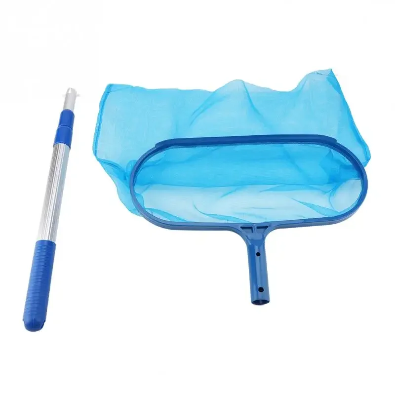 Deep Skimmer Net with 17"-40" Telescopic Pole Leaf Skimmer Fine Mesh Net Rake Net for Cleaning Above Ground Inground Pool Hot Tu view 2