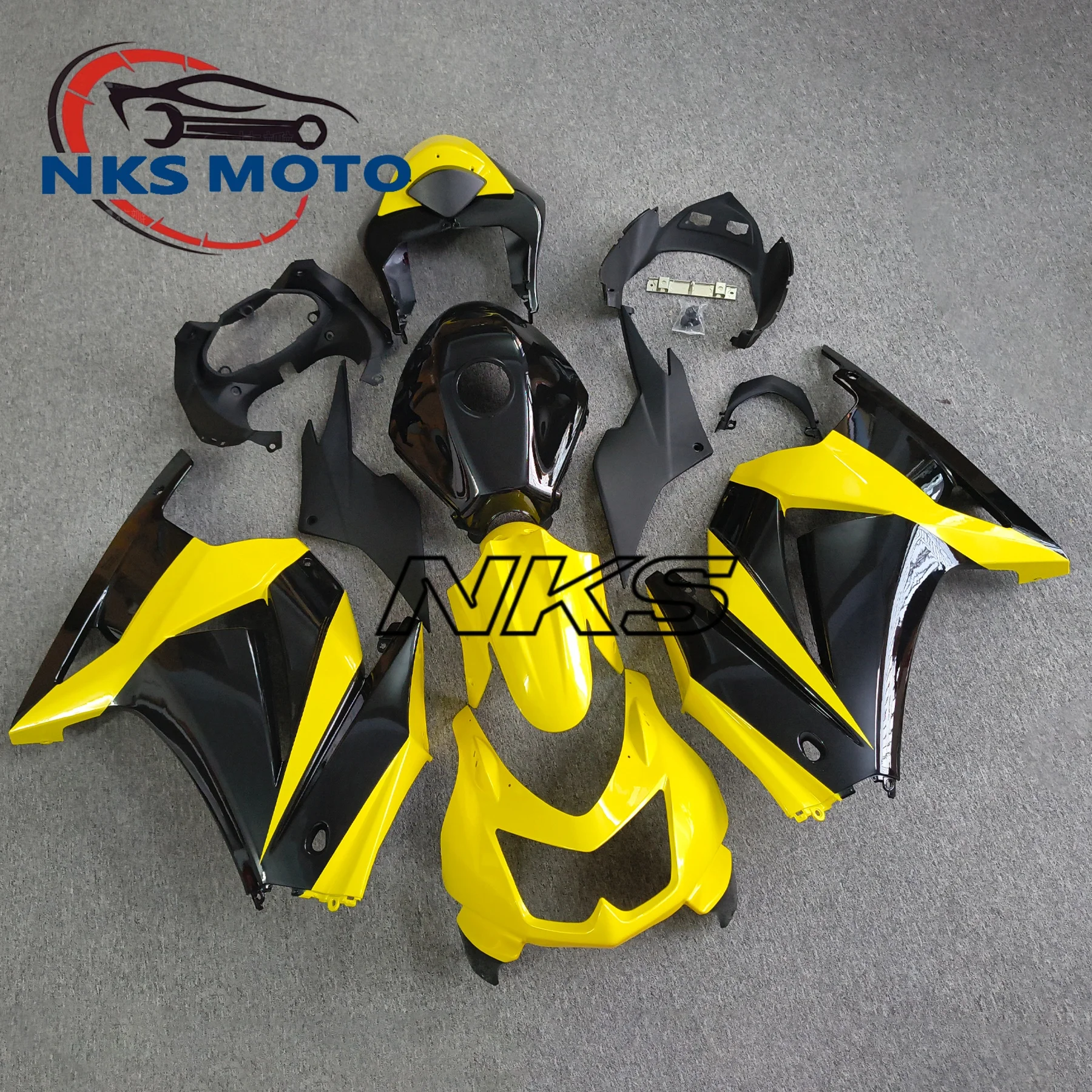 New ABS Motorcycle Whole Fairings Kit Fit For KAWASAKI Ninja 250R EX250 2008 2009 2010 2011 2012 Bodywork Set Custom Yellow