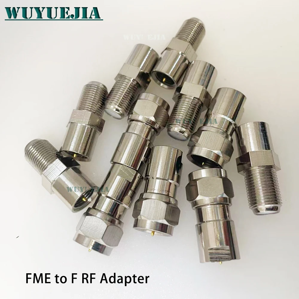 

1Pcs FME Male to F Male Plug or F Female Jack RF Adapter Brass High Quality Straight 50 ohm Connector for Electronic Components