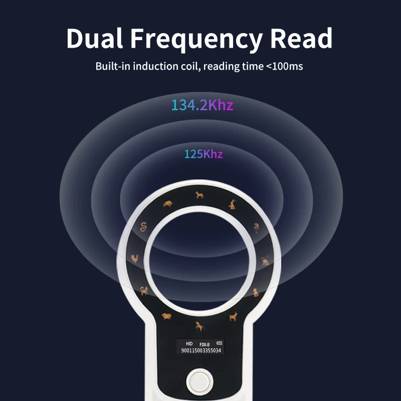 Imagem -04 - Animal Tag Chip Scanner para Cão e Gato Fdx-b Scanner Microchip Glass Tube 134.2khz