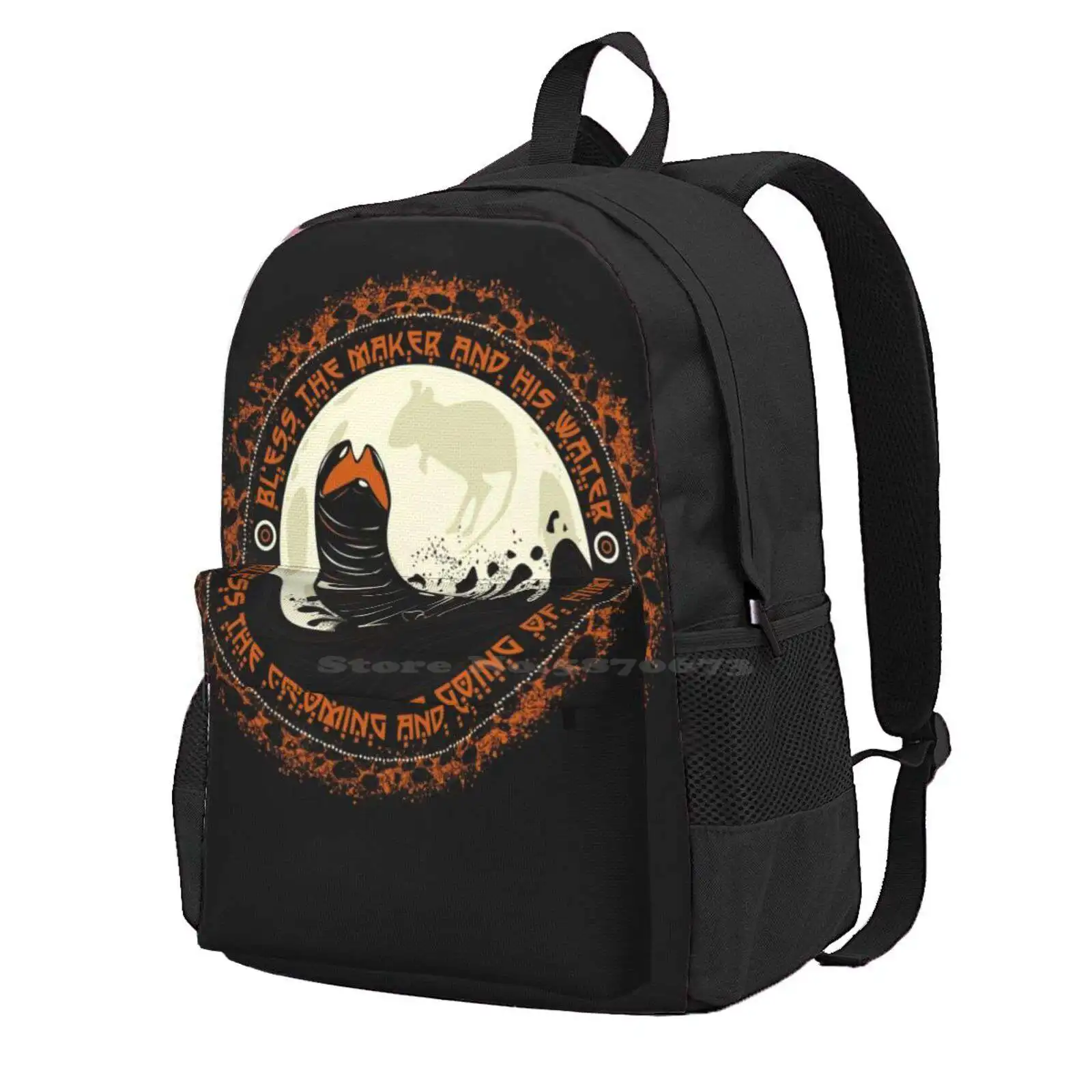 

Shai Hulud 2 Hot Sale Schoolbag Backpack Fashion Bags Frank Herbert Arrakis Spice Desert Sandworm Science Fiction Literature