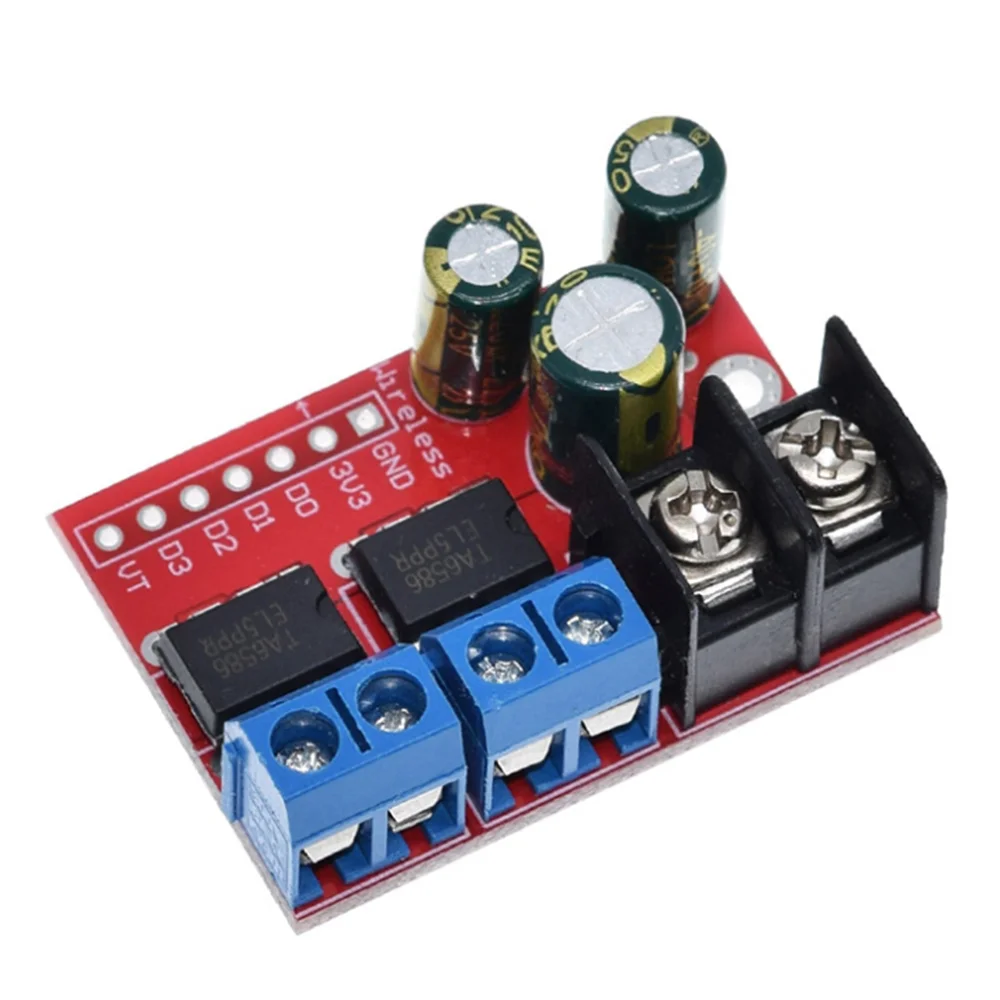 

H Bridge Remote Control 5A 3V-14V Dual DC Motor Drive Module Voltage Reverse PWM Speed Regulation Double Super L298N 5AD