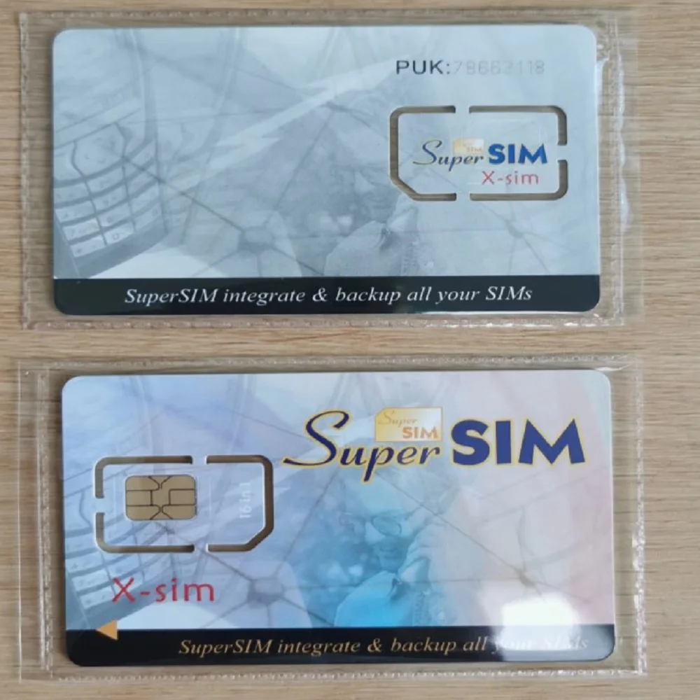 6 In 1 Max Sim Kaart Mobiele Telefoon Super Kaart Back-Up Mobiele Telefoon Accessoire 8.5X5.4X0.1 Cm